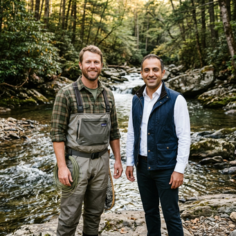 Hunter Morris & Hadi Irvani on site